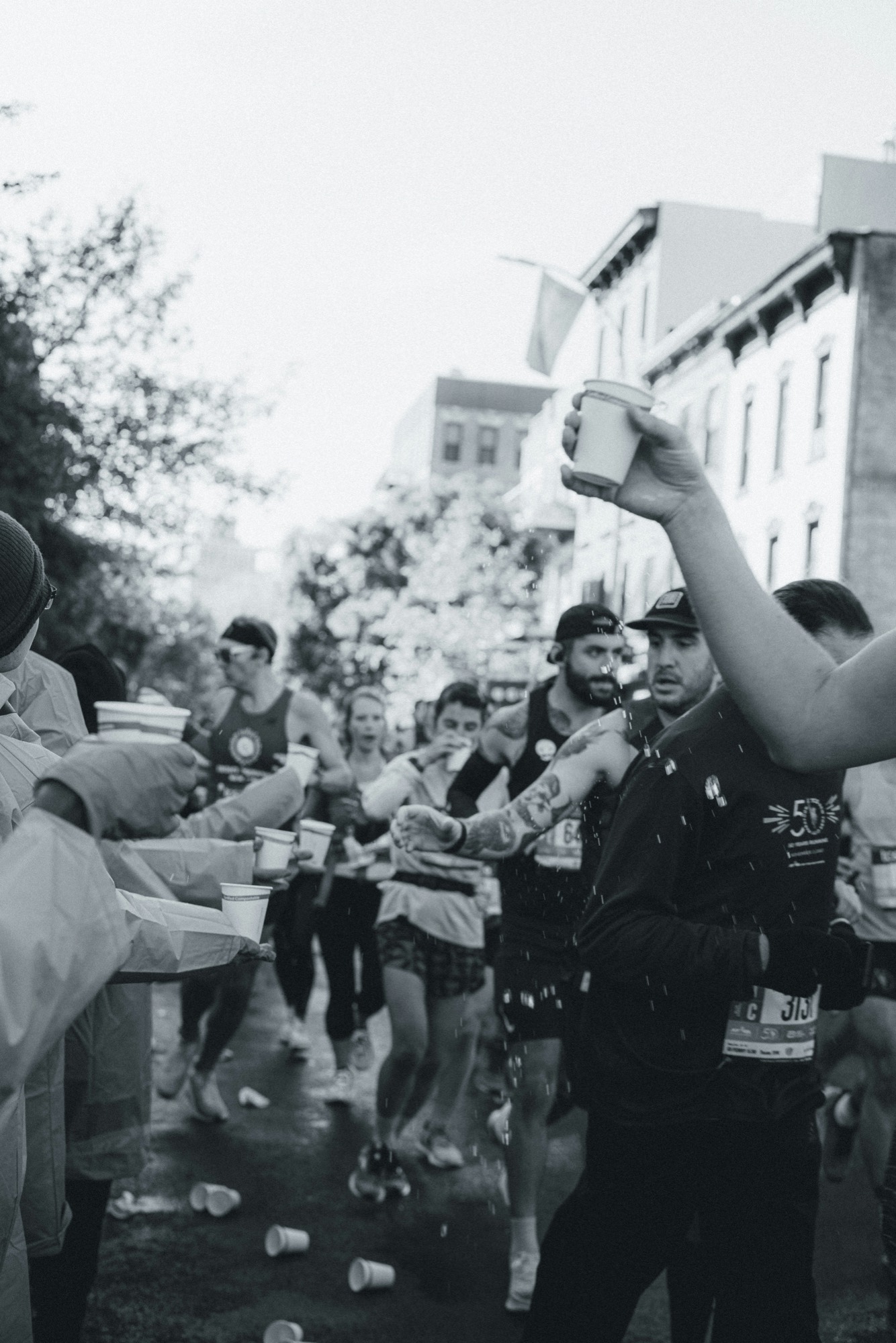 Club members at a race