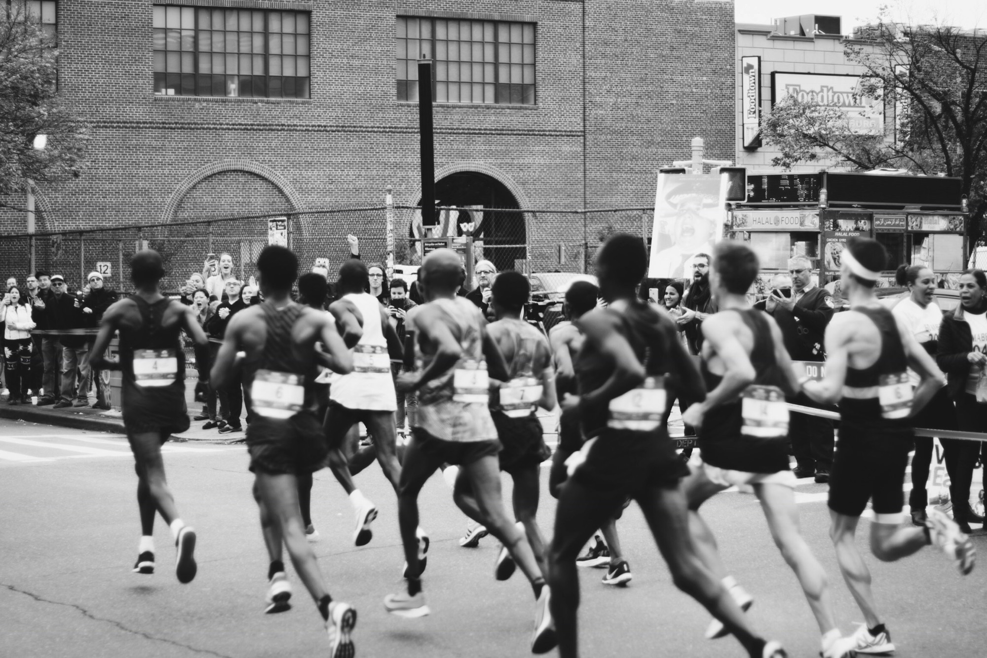 Marathon crowd