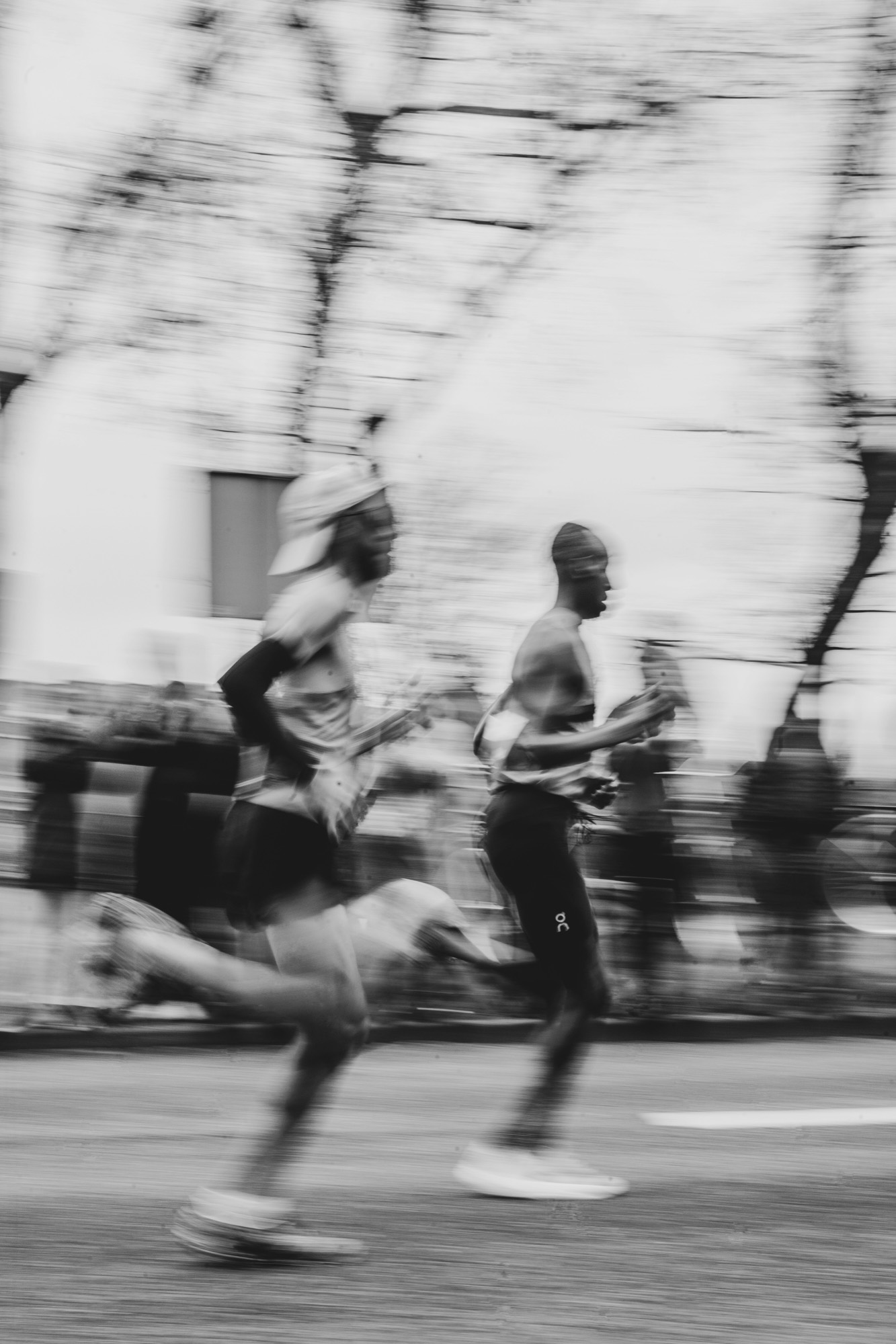 Runners training